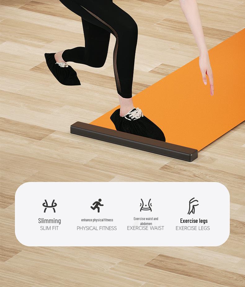 Speed Skating Sliding Pad: Home Fitness, Fat Burning, Leg Slimming & Hip Lifting Yoga Equipment