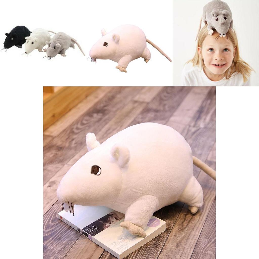 Horror Black Rat Plush Toy For Kids And Adults Alike 20cm Soft And Cuddly Stuffed Doll