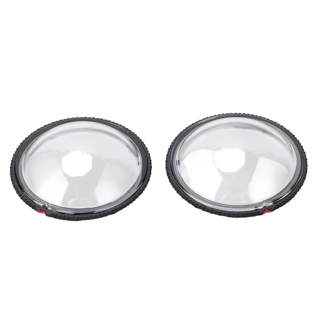 2PCS Lens Guard for ONE X4 Plastic Anti Scratch Panoramic Action Camera Lens Protector Cover for Photography