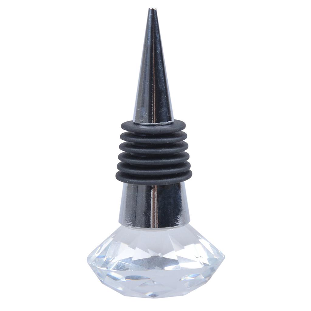 Zinc Alloy Bottle Champagne Corks Wine Stopper Premium Quality Creative Crystal Different Colors Decorative Gift Hom
