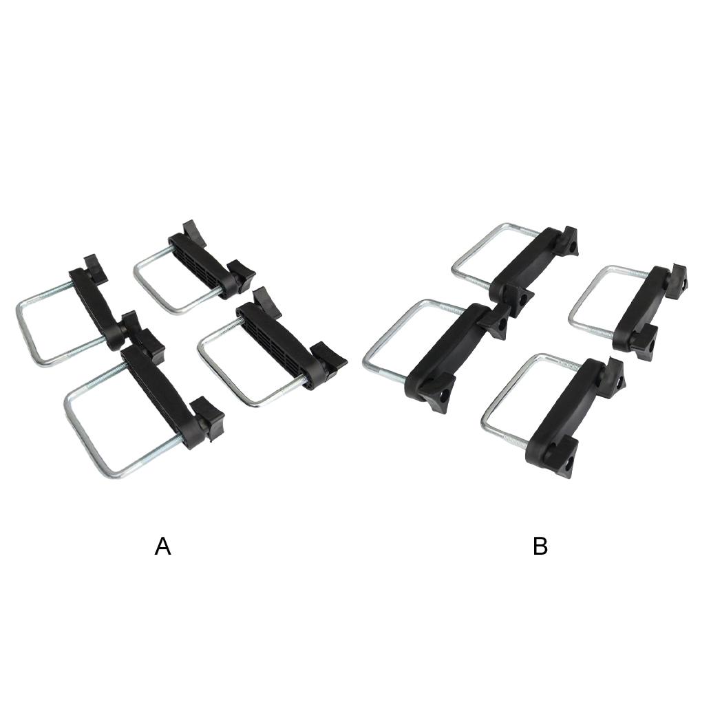 4pcs Car Roof Mounting Rack Clip Cover With Easy Installation For Secure Luggage Storage