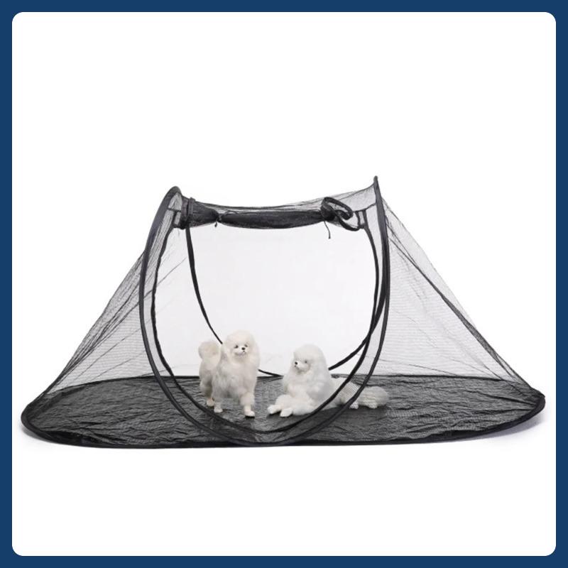 Katzenzelt Outdoor Haustiergehege Zelt Geeignet für Katzen und Kleintiere Indoor Spielgehege Tragbares Bewegungszelt Mit Tragetasche