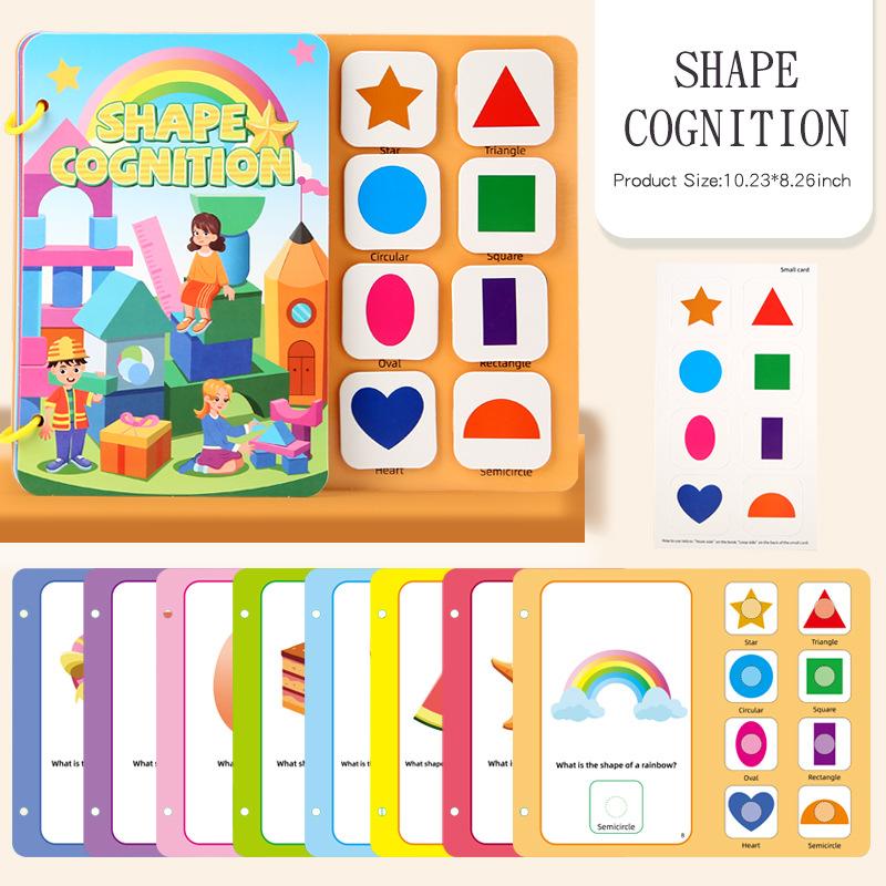 Quiet Toys, Baby Books, Busy Books, Montessori Books, Tear-and-shred Books, DIY Handicrafts, Kindergarten Children's Educational Toys