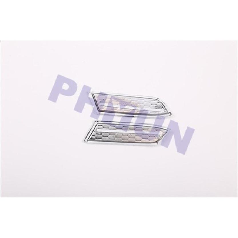 2Pcs Chrome ABS Under Headlamp ert Cover Trim Cap For 2016- Toyota Tacoma