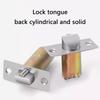 4Pcs Locking Tongue Hardware Universals Single Lockbody Tongue Round Ball Door Knob Body Lock Core Easy to Install