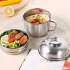 Detachable Outer Shell Food Container Large Capacity Lunch Bowl Ramen Soup Bowl  Picnic