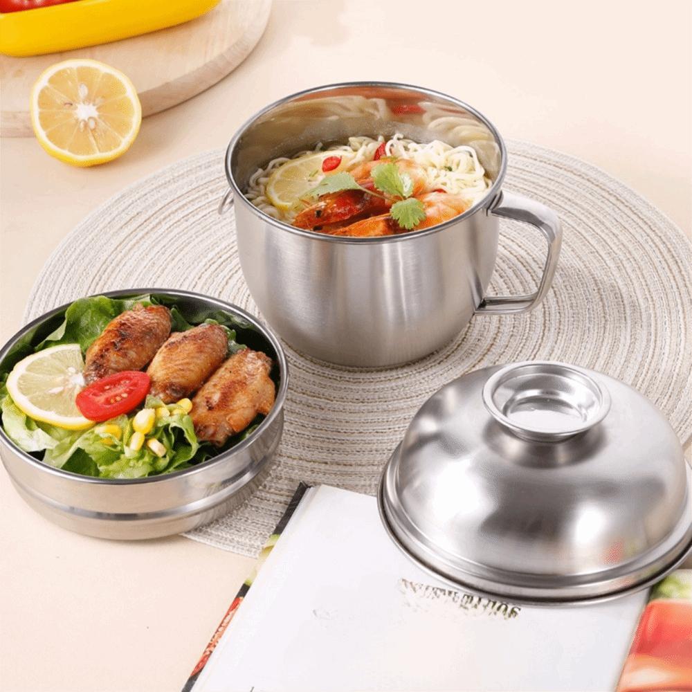 Detachable Outer Shell Food Container Large Capacity Lunch Bowl Ramen Soup Bowl Picnic
