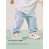 David Bella Girls' Pants Baby Pure Cotton Jogger Pants 2026 Summer New Stylish Children's Sports Pants Children's Clothing