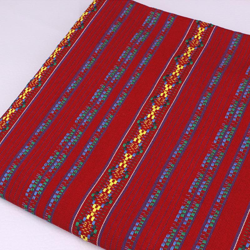 100x150cm Ethnic Style Cotton Linen Fabric Textile Patchwork Sofa Cover Pillow Hotel Bar Tablecloth Curtain Decor Craft