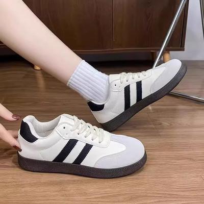 Dexun Shoes Women's Shoes New 2025 Popular Fashion Temperament Spring and Autumn Board Shoes Flat-soled Versatile Soft-soled Forrest Gump Shoes