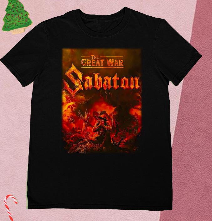 

Футболка Sabaton Топы Футболка/горячая футболка Топы Футболка, трендовая футболка, рождественский подарок 2XL