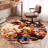 One Piece Pattern Round Rug, Indoor/Outdoor Mat, for Picnic, Gameroom, Bedroom, Office, Living Room, Home Decor Carpet, Birthday Gift