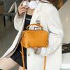 New Crossbody Small Bag, Fashionable and Versatile, Single Shoulder Leather Women's Bag, Top Layer Cowhide Handbag, Small Square Bag
