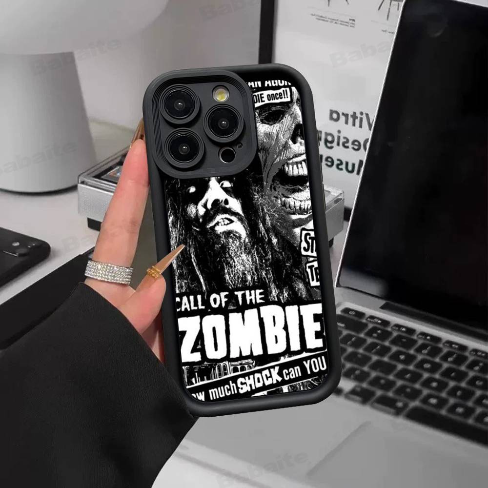 Rock Musician R-Rob Z-Zombie For IPhone 17 15 13 12 11 14 Pro Max X XR XS 16 Plus Shockproof Candy Back Cover