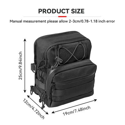 Motorcycle Sissy Bar T-Bar Handlebar Bag For Harley Softail Dyna Sportster FXBB Custom Front Handle Bars Bags Travel Pouch Bag