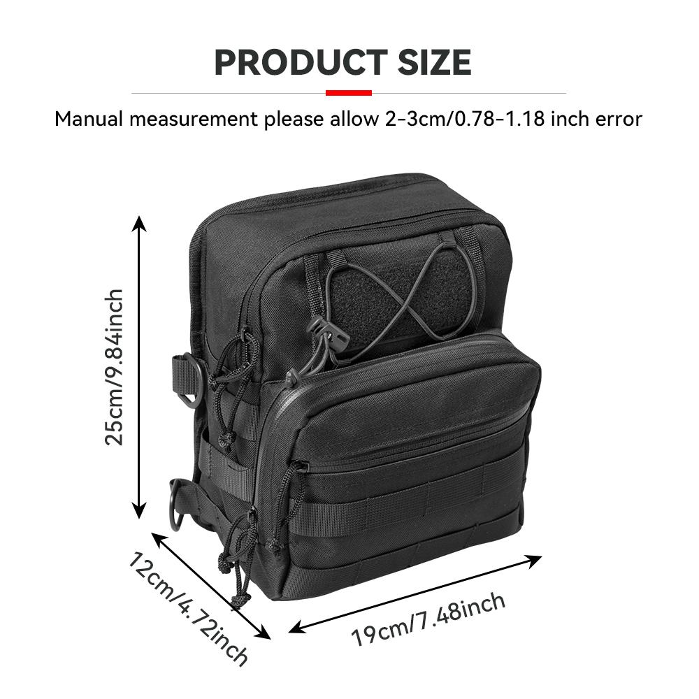 Motorcycle Sissy Bar T-Bar Handlebar Bag For Harley Softail Dyna Sportster FXBB Custom Front Handle Bars Bags Travel Pouch Bag