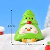 Cartone Animato di Natale Animale Maiale Pupazzo di Neve Albero di Natale Albero di Natale Decorazione Scena di Neve Accessori Palla di Cristallo
