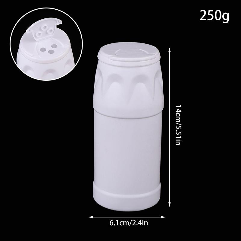 Nachfüllbarer 250/350g Kunststoff-Puderbehälter – Trockener Kosmetik-Talkumpuder-Spender mit Sprühaufsatz