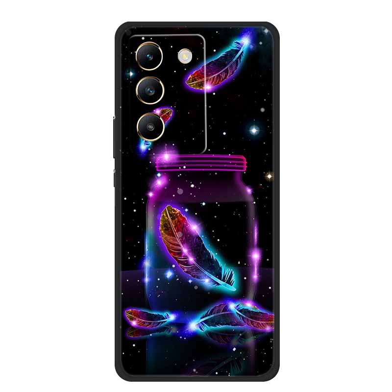 Phone Case For Vivo V30 Lite 4G Back Cover Case Shockproof Black Silicone Soft Funda For Vivo V30 Lite Case 6.67" V 30 Lite Capa