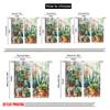 2pcs,2D Plane Printing Popular Curtains Cactus Oasis Durable Polyester (without Rod) Decorations For Home Use for Bedroom,