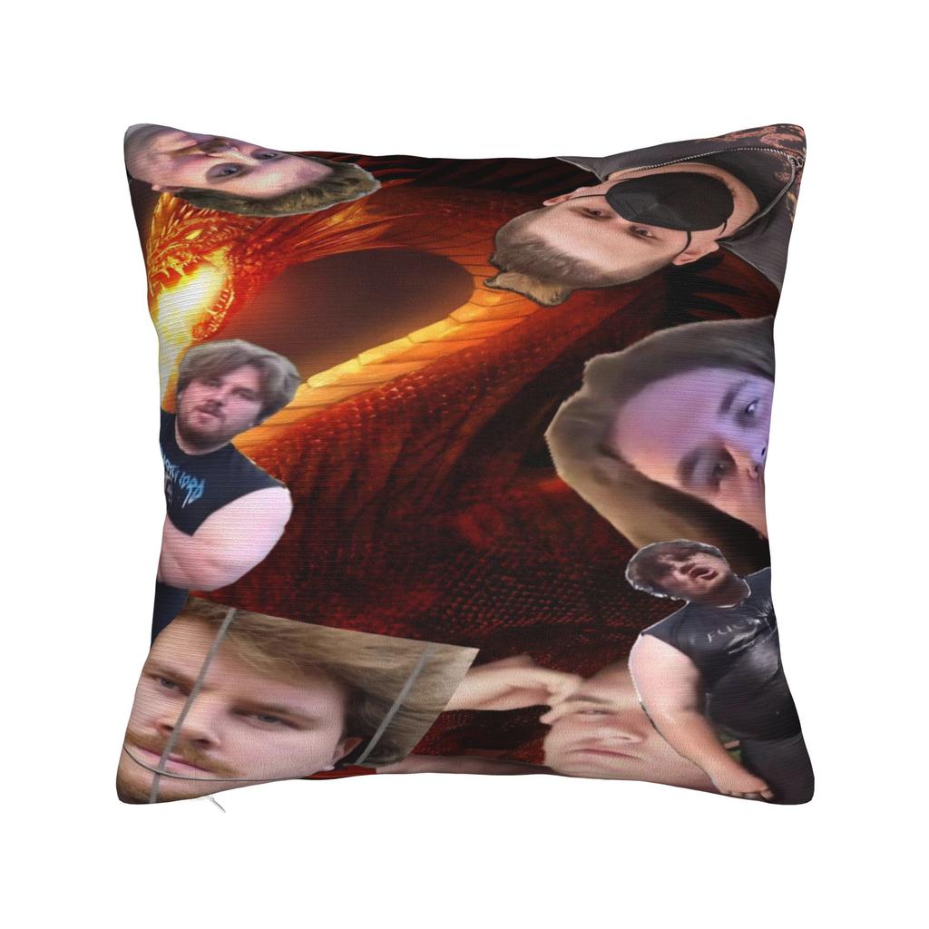 Drachenlord Rainer Winkler Printed Pillowcase Cushion Cover Throw Pillow Cover Seater Decorations Zippered Multi-Size
