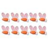 10Pcs Nail Ornaments Removable DIY Metal Eco-friendly Lovely Bunny Decoration Manicure Design for Salon