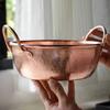 Vintage Copper Pot,Camping Food Pot Cooking Utensil Simmering and Pasta Stewing,Handcrafted Hammer Texture 20 Cm Handheld Pot