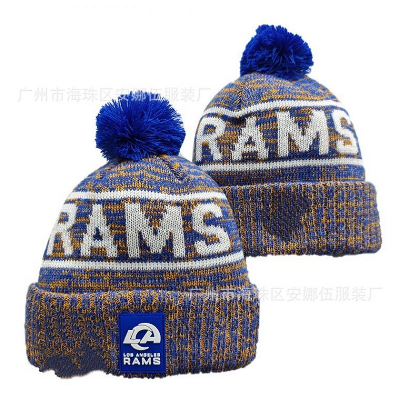 2026 Winter Warm Knit Hat Embroidered Sports Team Cap Men Women
