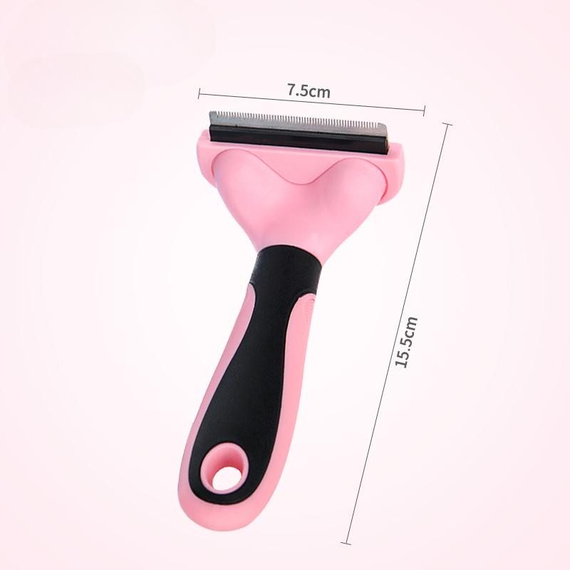Pet Hair Deshedding Comb for Dog and Cat Removes Undercoat Tangled Hair Massage Pet Brush Grooming Puppy Supplies