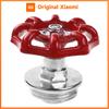 Poignée de vanne rouge DN15/DN20/DN25 Raccords de tuyaux d'eau décoratifs Crochet pour placard Poignée de vanne Design de roue rétro en fonte Pour bricolage
