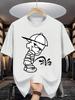 Funny Graphic Men T-Shirt Cotton O-neck Short-sleeved Tee Tops Casual Harajuku Unisex Oversized T Shirt Streetwear Tshirts Tops