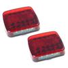 LED Wireless Trailer Lights Magnetic Trailer Lamp Tail Lights for Truck Vehicle Rechargeable Towing Light Kit