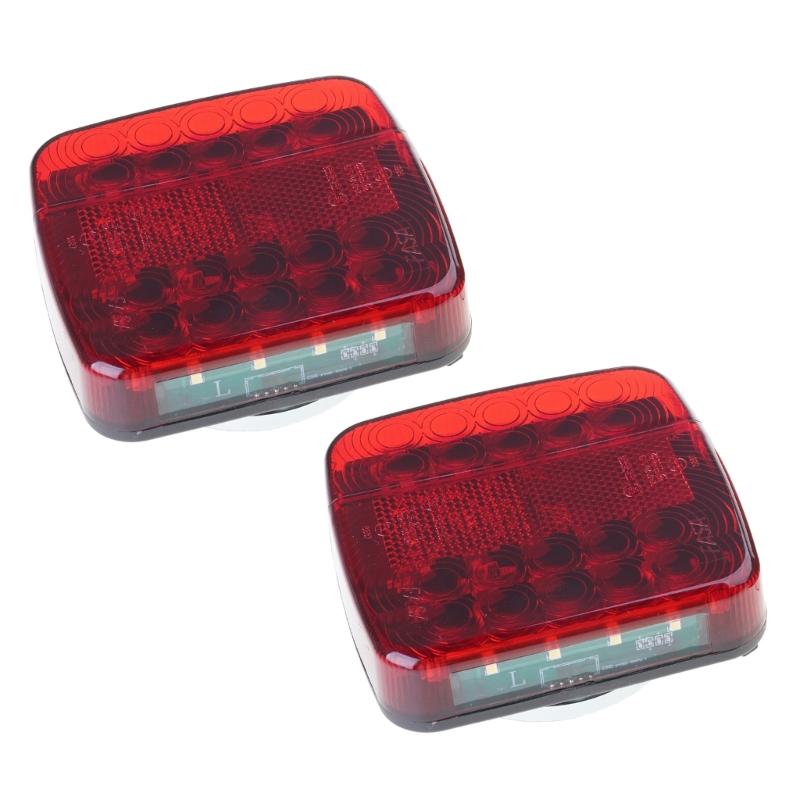 LED Wireless Trailer Lights Magnetic Trailer Lamp Tail Lights for Truck Vehicle Rechargeable Towing Light Kit