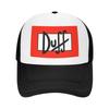 Gorra de Béisbol Duff Beer Personalizada Hip Hop Unisex para Mujer Ajustable Estilo Trucker Sombrero de Verano para Papá