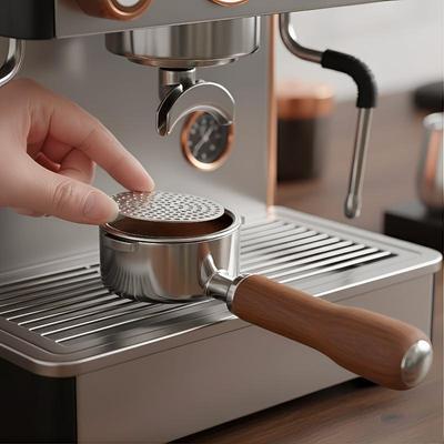 1 Stück Edelstahl Espressofilter 51/53,3/58,5 mm Wiederverwendbarer Kaffee-Sieb für Siebträger Barista Zubehör