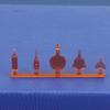 Miniatur-Weinglas und Flaschen-Set 1:12 Maßstab Puppenhaus Zubehör Transparent Mini Barware Modell Für Puppenhaus Bar Dekoration