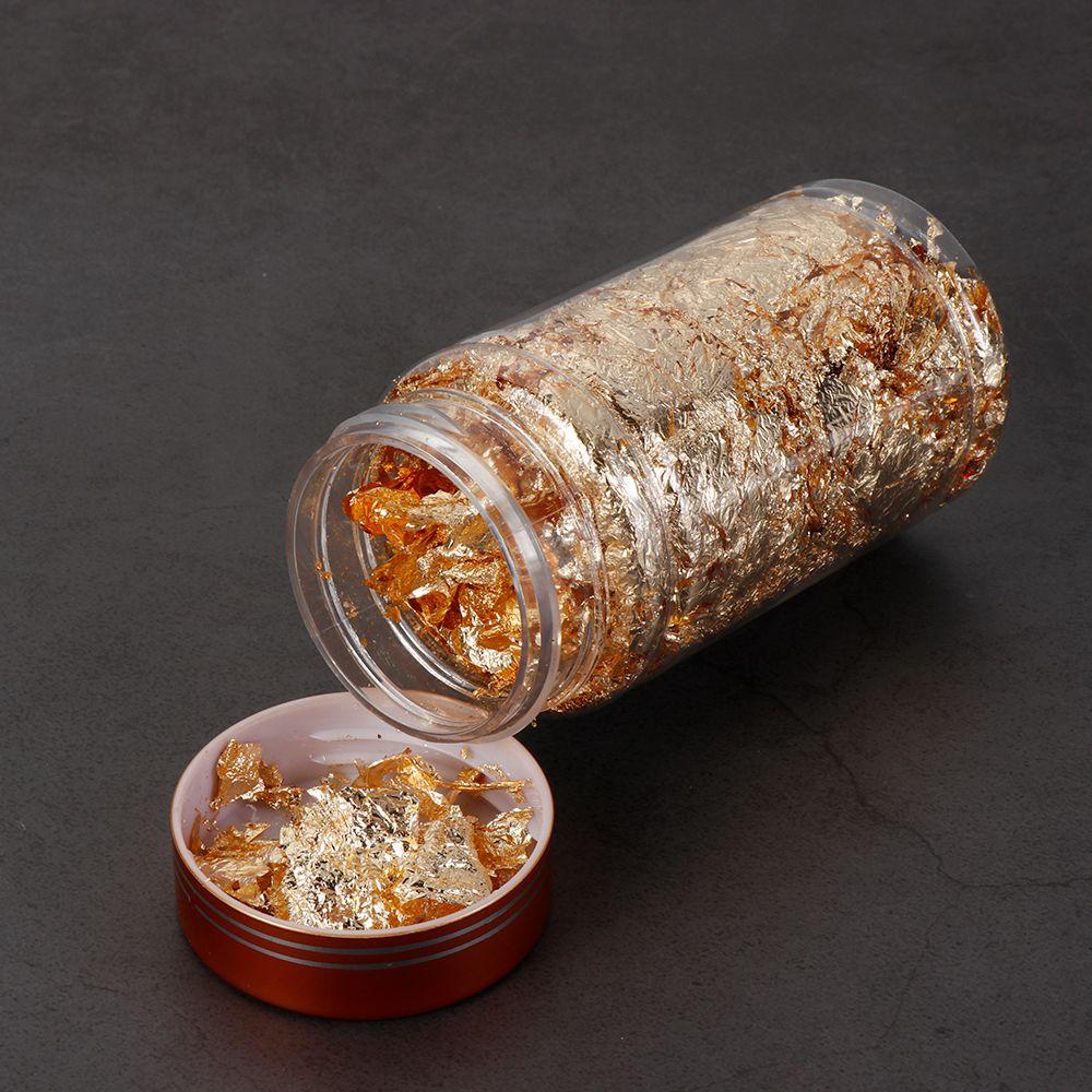 Decor Art Decoration Sequins Gold Foil Gold Leaf Flake Filling Materials Resin Mold Fillings