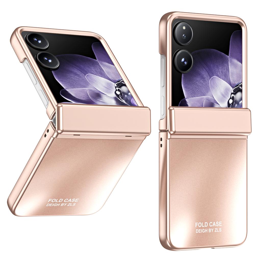 For Xiaomi Mix Flip 5G Case Electroplating Hard PC Protective Phone Cover