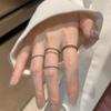 Set da 7 Pezzi Moda Colorato Smalto Goccia Anello Ultra-Fine Per Donne Ragazze Festa Gioielli Charme Personalizzati di Alta Qualità Regalo
