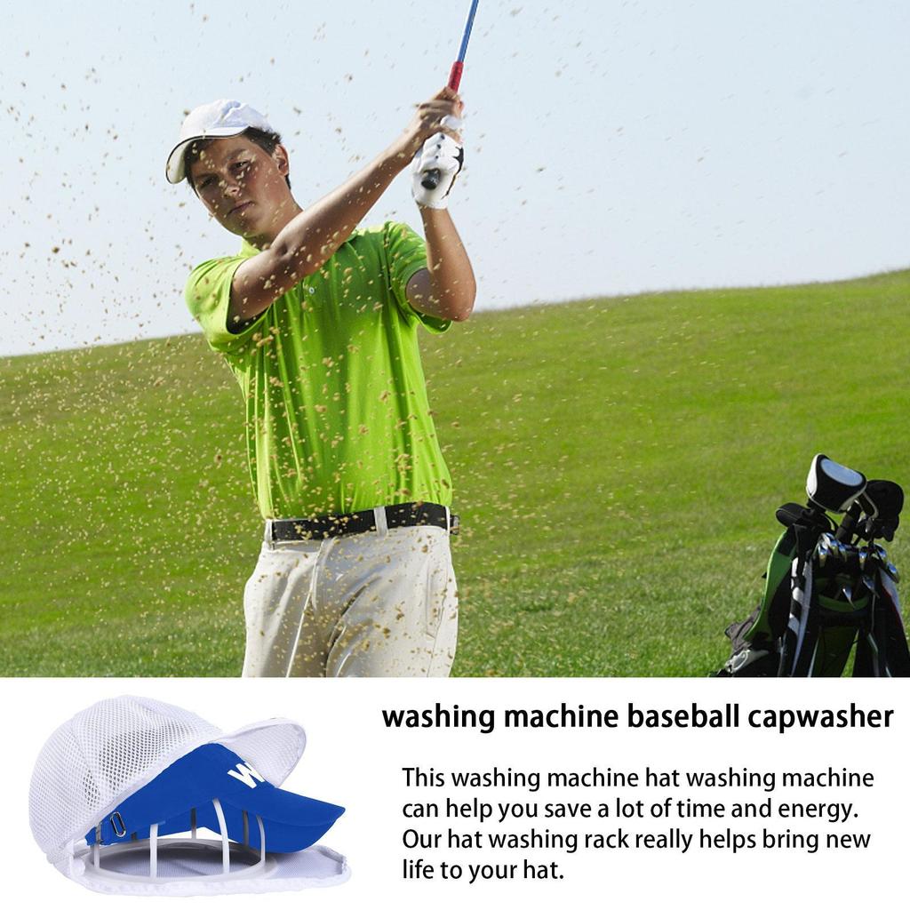 Washing Machine Hat Wash Protector Caps Cleaner Laundry Bag Small Clothes Wash Bag Anti-Deformation Mesh Organizer