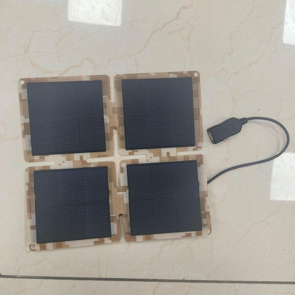 Portable 20W Solar Folding Phone Charger for Camping Outdoor Charging