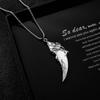 Chinese Fashion Personality Creativity Versatile Imitation Wolf Tooth Necklace Men And Women Resin Pendant Street Rock Jew