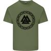 Viking Symbol Valknut Black Gym Unisexs Light Cotton TShirt