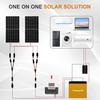 1/2pairs Solar Connectors Y Branch Upgraded Solar Panel Connector Cable Adapter Cable Wire Plug Tool Kit for Solar Panel