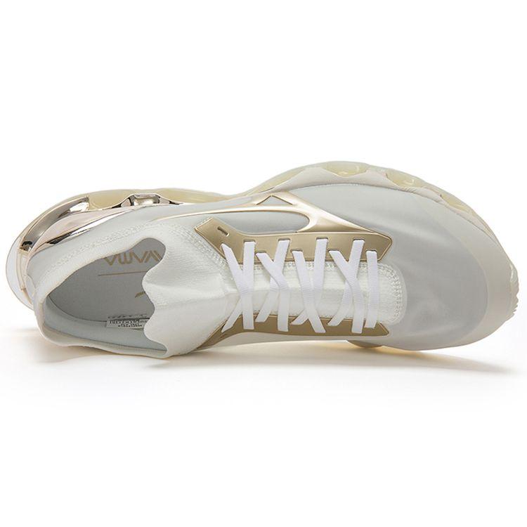 Hajime Sorayama x Mizuno Wave Prophecy White Champagne Gold Unisex Sneakers D1GA212504