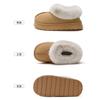 Fleece Warm Cotton Slippers Winter Plush Thickened Non-slip Winter Bedroom Home Wear Cotton Shoes Winter