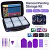 Diamond Painting Storage Kit Portable Bead Organizer Case with Containers Pens Trays Tweezers Wax and Accessories for DIY Crafts