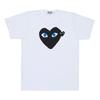Cross-border American Trendy Brand Bestseller Heart-shaped Unisex 3D Printed Crew Neck Simple Casual Loose Short-sleeve T-shirt