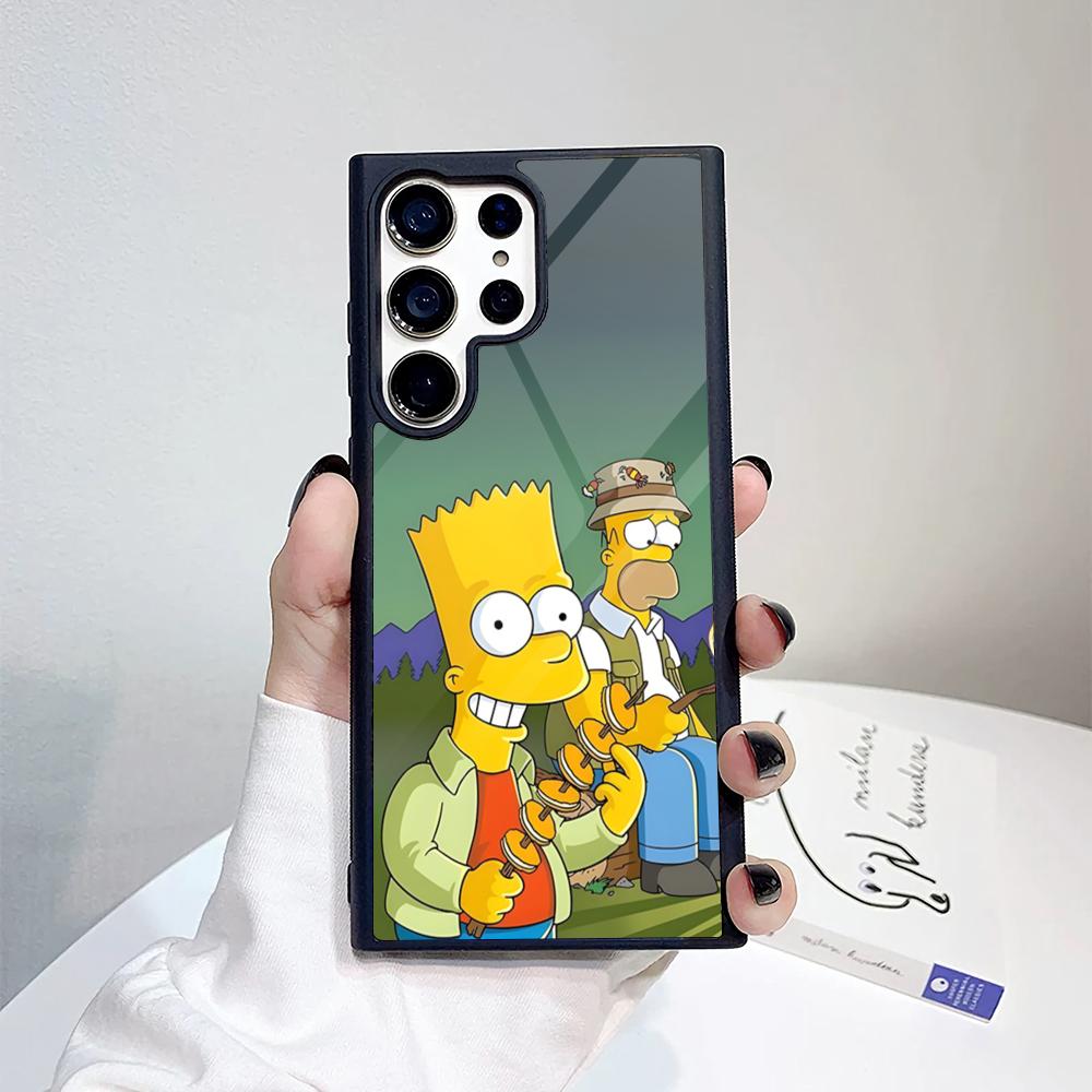 The S-simpsonss Phone Case For Samsung Galaxy S26 S25 S24 S23 S22 S21 S20 FE Edge Pro Plus Ultra PC+TPU Cover