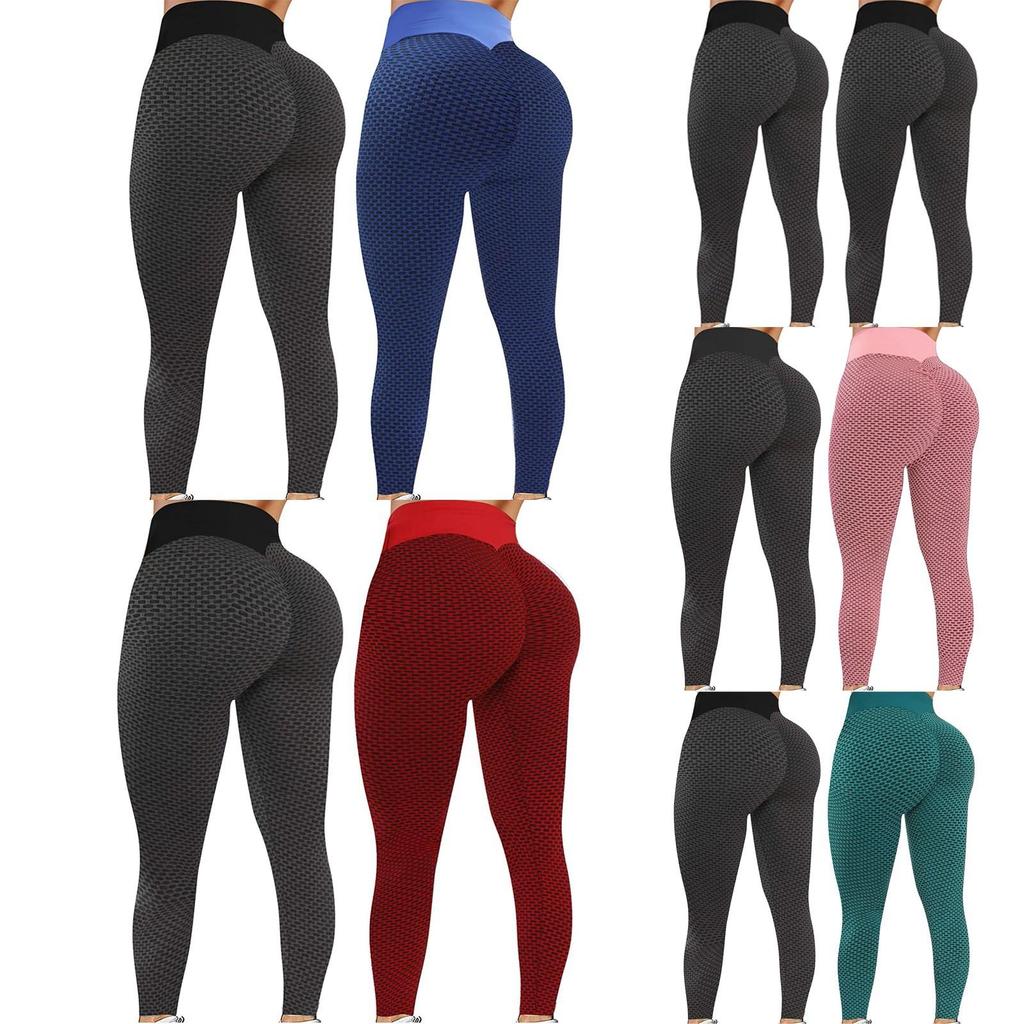 2PC Womens Stretch Yoga Leggings Fitness Running Gym Sports Pants